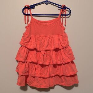 Girl's Peach OshKosh Ruffle Dress